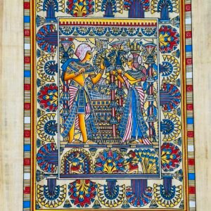 Silver Blue Pharaoh Wall Art
